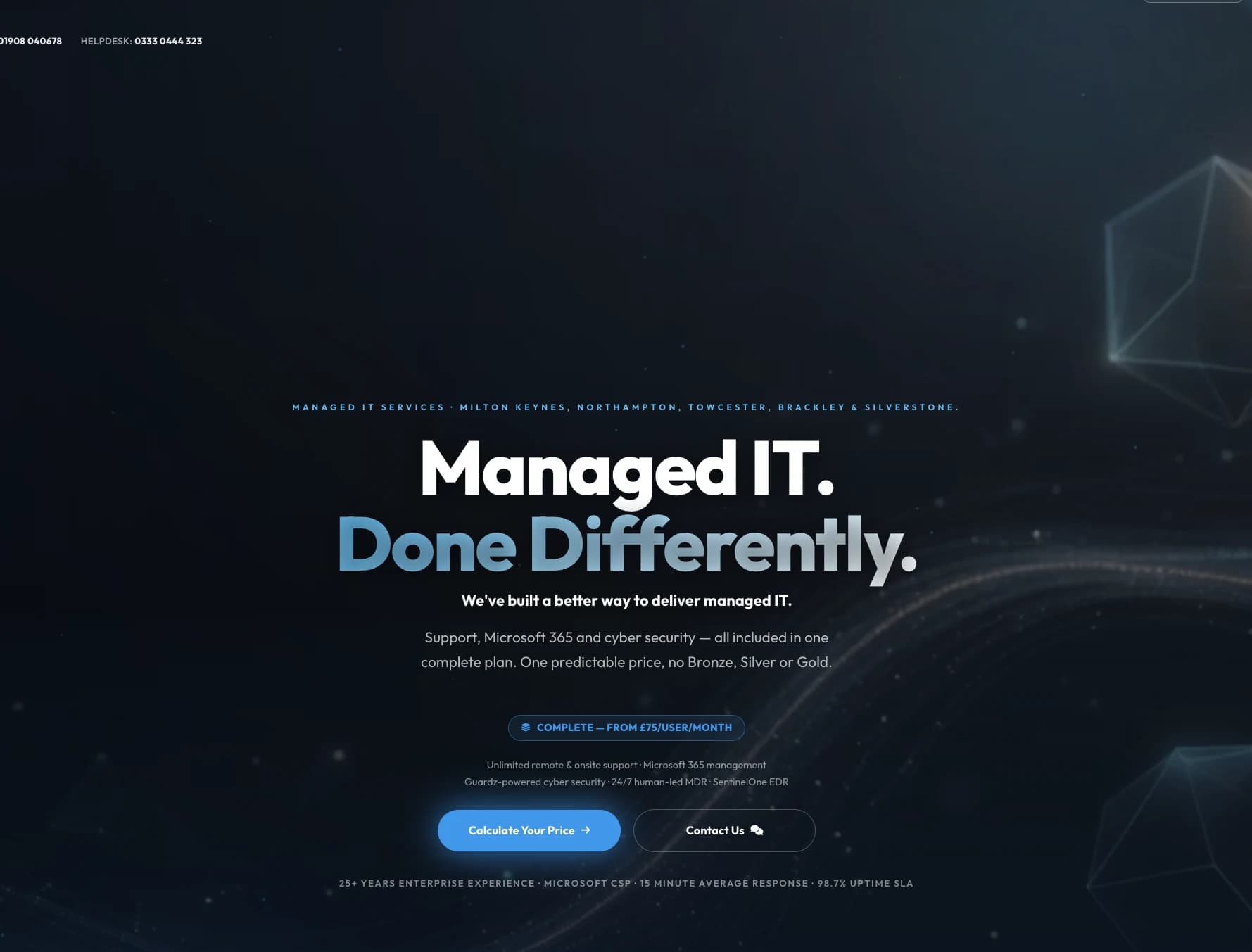 The Dragonfly IT website